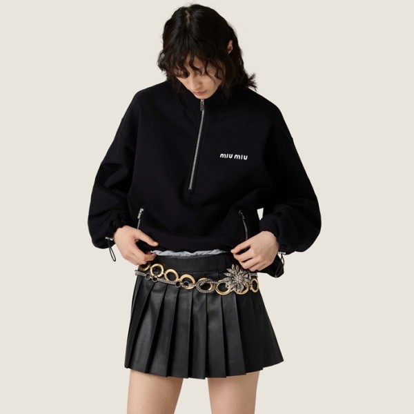 ❤미우미우 여성 집업 긴팔티 - Miumiu Womens Zip-up Tshirt - mic7986x