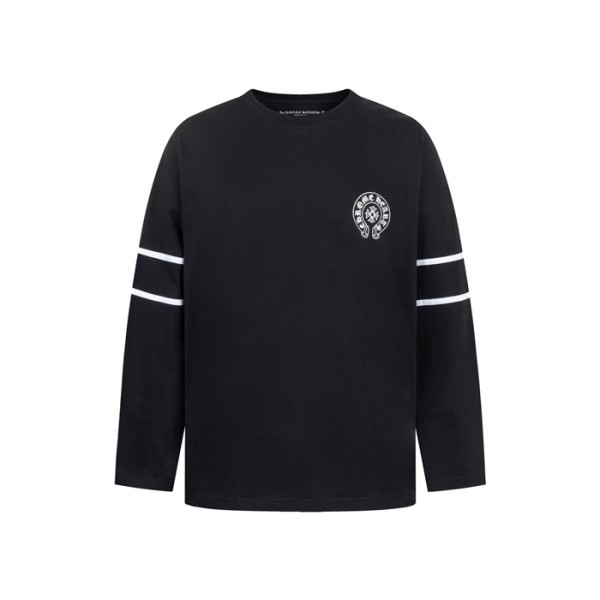 ❤크롬하츠 남성 라운드 긴팔티 - Chrome Hearts Mens Round Tshirt - chc8019x