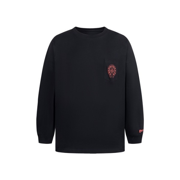 ❤크롬하츠 남성 라운드 긴팔티 - Chrome Hearts Mens Round Tshirt - chc8020x