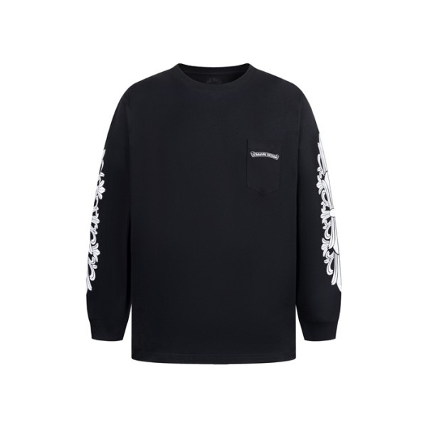 ❤크롬하츠 남성 라운드 긴팔티 - Chrome Hearts Mens Round Tshirt - chc8021x