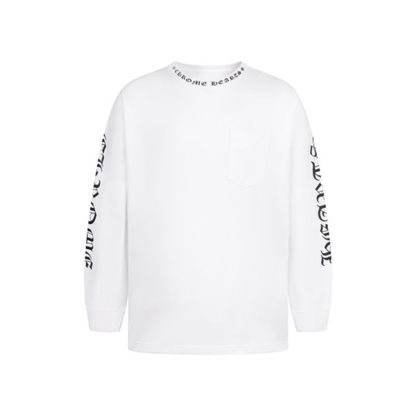 ❤크롬하츠 남성 라운드 긴팔티 - Chrome Hearts Mens Round Tshirt - chc8024x