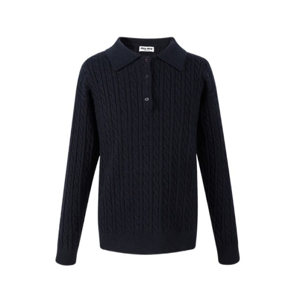 ❤미우미우 여성 폴로 니트 - Miumiu Womens Polo Knitwear - mic8044x