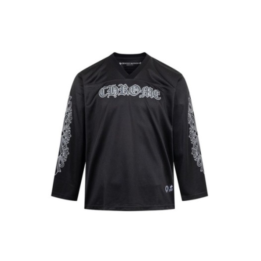 ❤크롬하츠 남성 브이넥 긴팔티 - Chrome Hearts Mens V-neck Tshirt - chc8050x