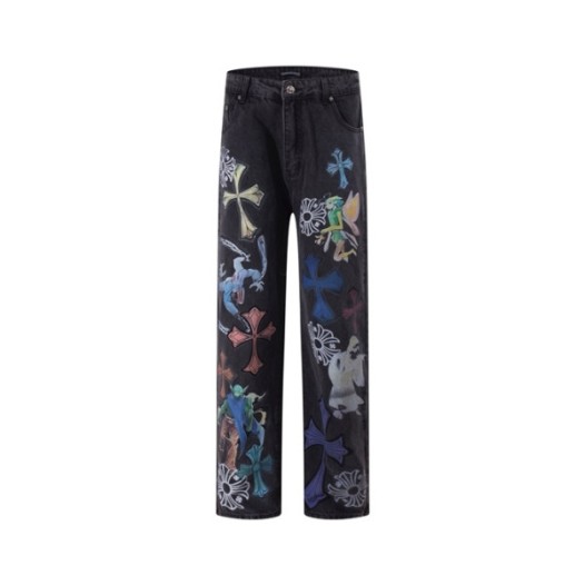 ❤크롬하츠 남성 클래식 청바지 - Chrom Hearts Mens Classic Jeans - chc8061x
