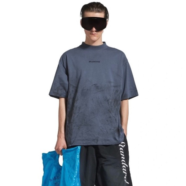 ❤발렌시아가 남성 라운드 반팔 티셔츠 - Balenciaga Mens Round Tshirt - bac8067x