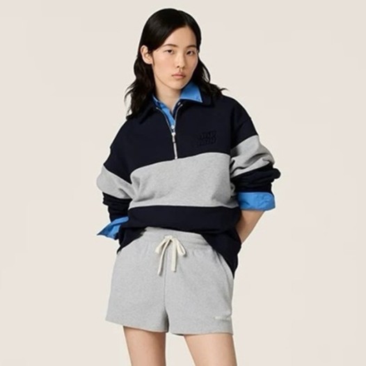 ❤미우미우 여성 집업 맨투맨 - Miumiu Womens Zip-up Tshirt - mic8067x