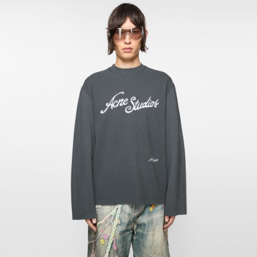 ❤아크네 남성 크루넥 긴팔티 - Acne Mens Round Tshirt - anc8083x