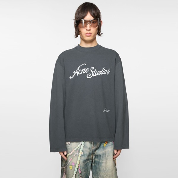 ❤아크네 남성 크루넥 긴팔티 - Acne Mens Round Tshirt - anc8083x