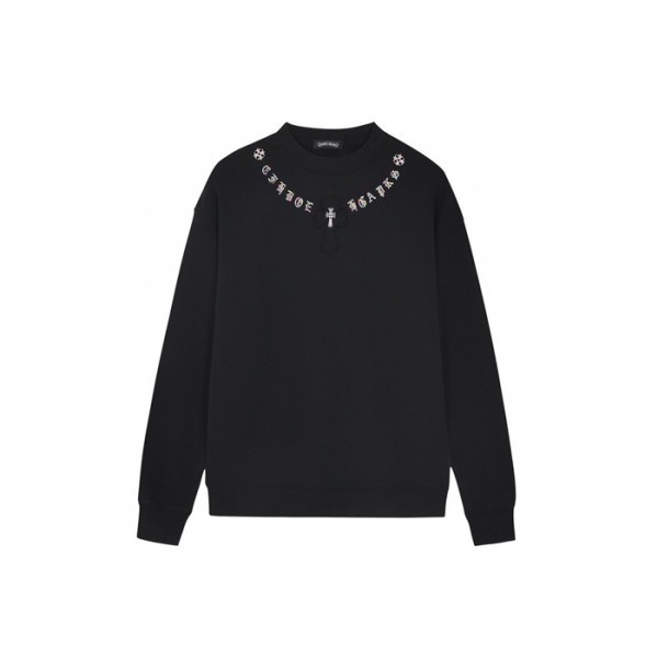 ❤크롬하츠 남성 라운드 긴팔티 - Chrome Hearts Mens Round Tshirt - chc8132x