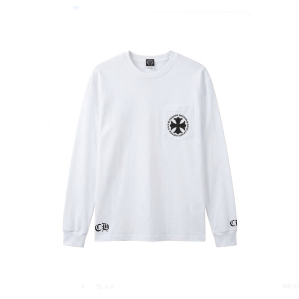 ❤크롬하츠 남성 라운드 긴팔티 - Chrome Hearts Mens Round Tshirt - chc8133x