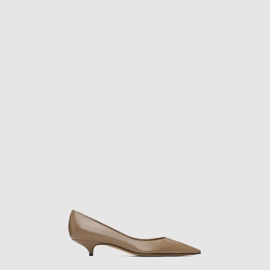 ❤더 로우 여성 가죽 키튼 힐 - The Row Leather Kitten Heel - ths8116x