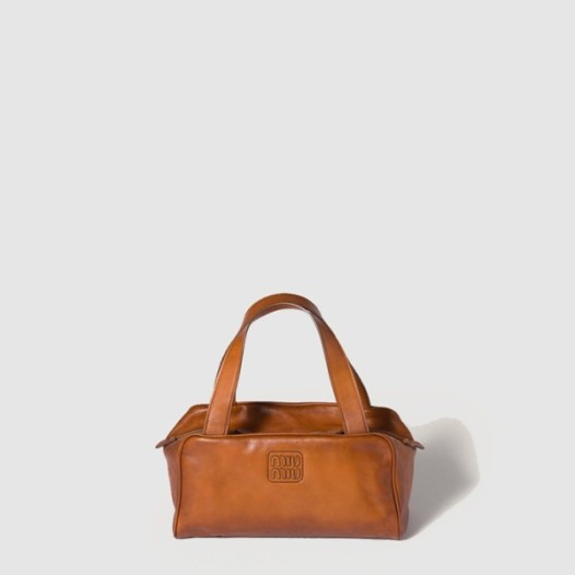 ❤미우미우 여성 가죽 탑 핸들 백 - Miumiu Womens Leather Top Handle Bag - mib9380x