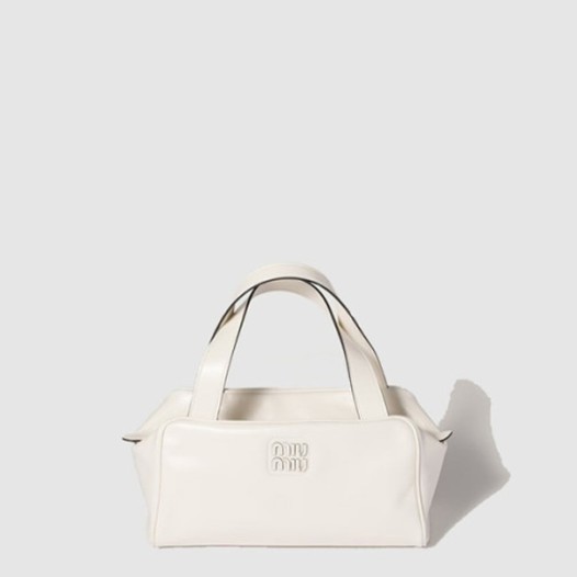 ★미우미우 여성 가죽 탑 핸들 백 - Miumiu Womens Leather Top Handle Bag