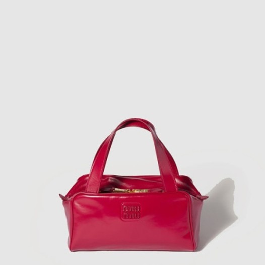 ★미우미우 여성 가죽 탑 핸들 백 - Miumiu Womens Leather Top Handle Bag