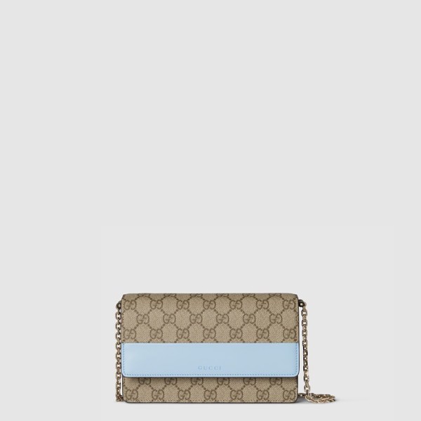 ❤구찌 여성 GG 엠블럼 체인 지갑 - Gucci Womens GG Emblem Chain Wallet - gub9544x