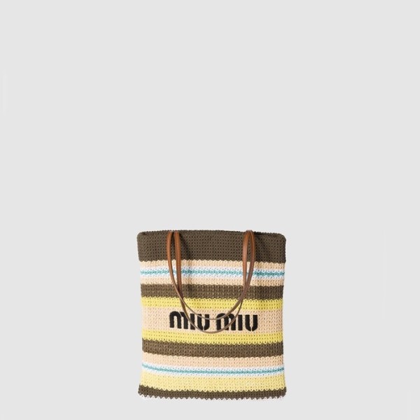 ❤미우미우 여성 크로셰 토트백 - MiuMiu Crochet Tote Bag - mib9640x