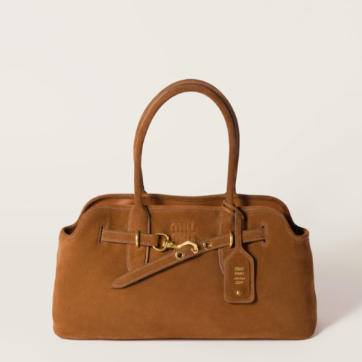 ★미우미우 여성 스웨이드 아방뛰르 백 - Miumiu Womens Suede Avanture Bag
