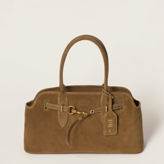★미우미우 여성 스웨이드 아방뛰르 백 - Miumiu Womens Suede Avanture Bag