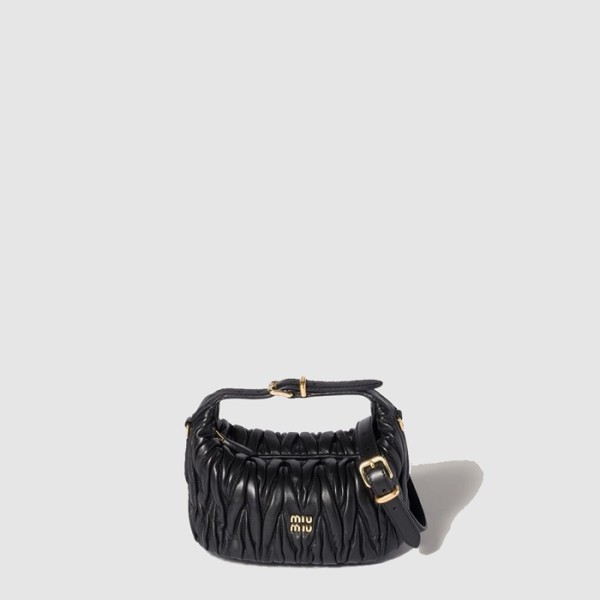 ❤미우미우 여성 마테라쎄 나파 가죽 파우치 - Miumiu Womens Matelasse Nappa Leather Pouch - mib9728x