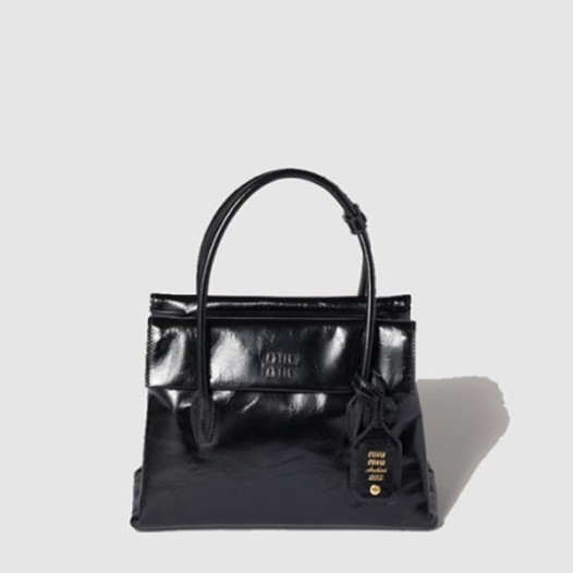 ★미우미우 여성 솔리테르 광택 가죽 백 - Miumiu Womens Solitaire Glossy Leather Bag