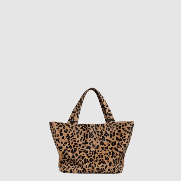❤알라이아 여성 레오파드 헤어카프 소재 Le 카바스 백 - Alaia Womens Leopard-print Hair Calfskin Le Cabas Bag - alb9758x