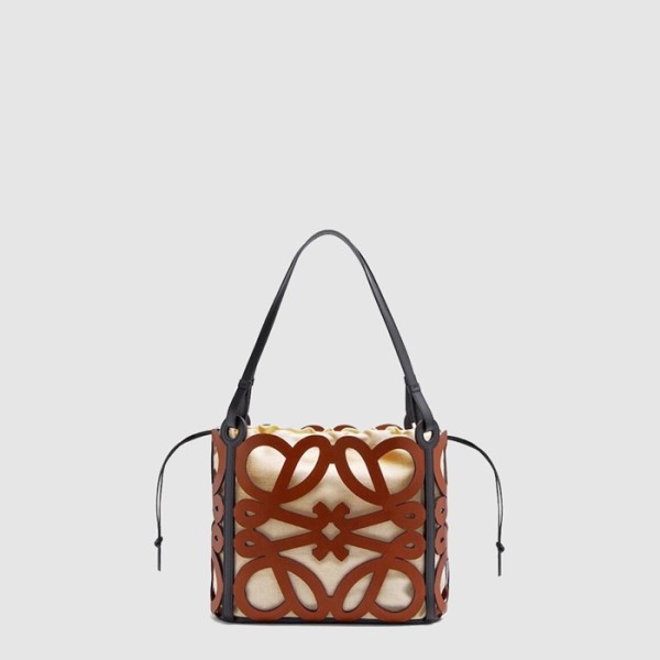 ❤로에베 여성 스몰 아나그램 컷아웃 토트백 - Loewe Womens Small Anagram Cutout Tote Bag - lob9814x