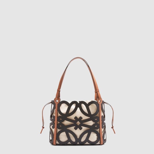 ❤로에베 여성 스몰 아나그램 컷아웃 토트백 - Loewe Womens Small Anagram Cutout Tote Bag - lob9815x