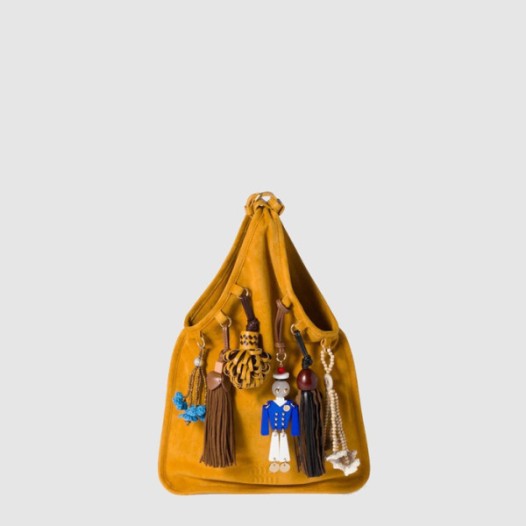❤미우미우 여성 트릭 장식 스웨이드 백 - Miumiu Womens Trick-embellished Suede Bag - mib9843x
