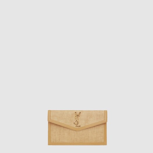 ❤입생로랑 여성 마이크로 라피아 업타운 파우치 - Saint Laurent Womens Uptown Micro Raffia Pouch - ysb9850x