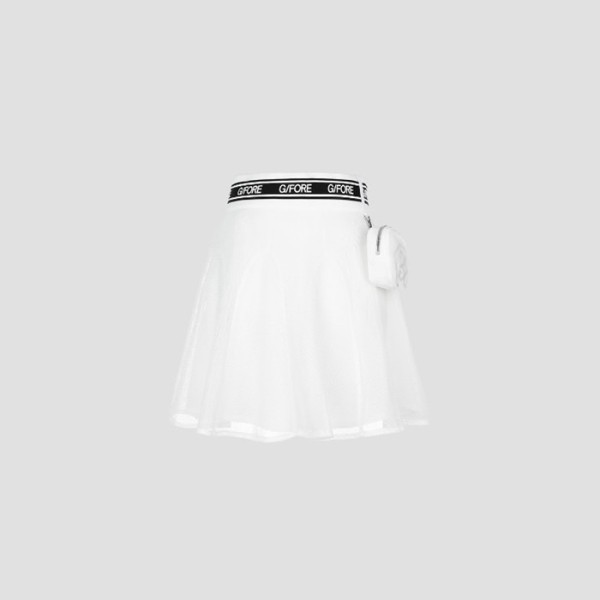 ❤[G/FORE] 지포어 여성 플레어 메쉬 스커트 - gol1850x