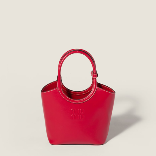 미우미우 여성 아이비 가죽 핸드백 - Miumiu Womens Ivy Bag