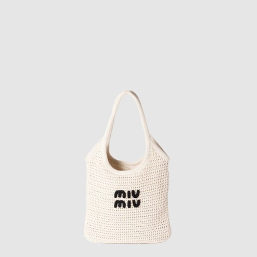 ❤미우미우 여성 아이비 라피아 우븐 토트 백 - Miumiu Womens Ivy Raffia Woven Tote Bag - mib9868x