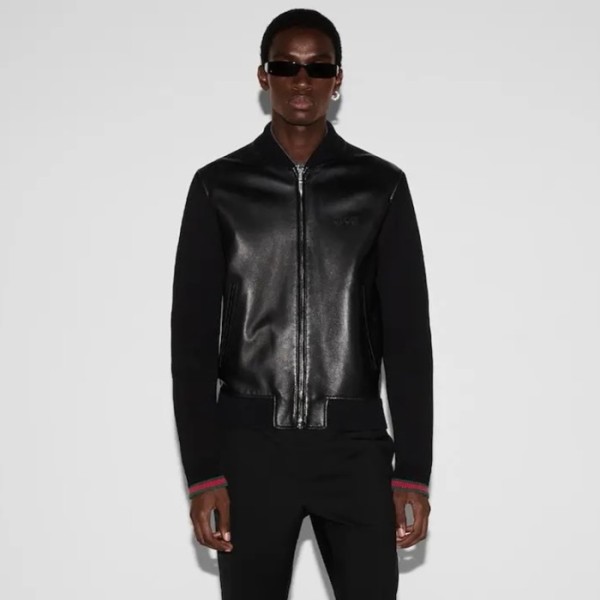 ❤구찌 남성 가죽 자켓 - Gucci Mens Leather Jacket - guc8242x