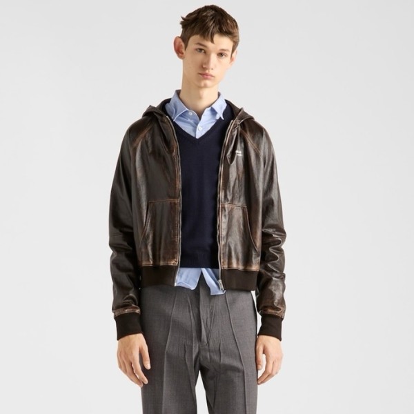 ❤프라다 남성 가죽 자켓 - Prada Mens Leather Jacket - prc8246x