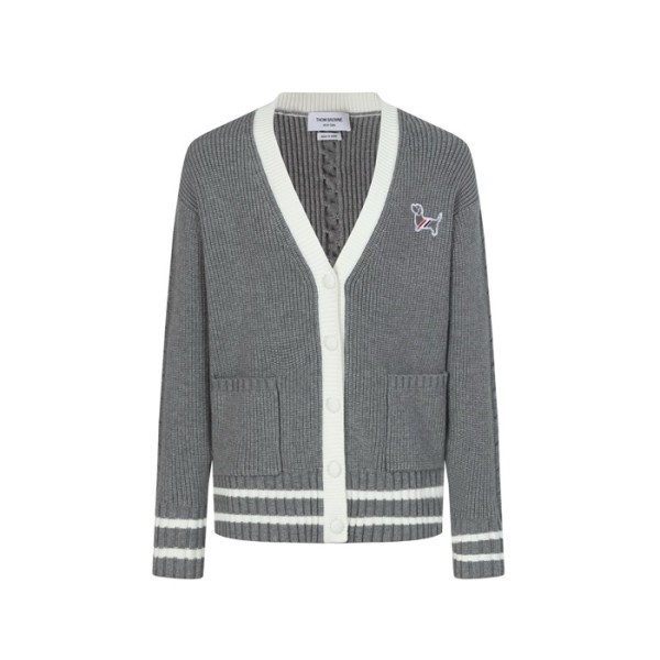 ❤톰브라운 남성 브이넥 가디건 - Thom Browne Mens V-neck Cardigan - thc8261x