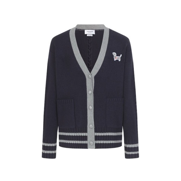 ❤톰브라운 남성 브이넥 가디건 - Thom Browne Mens V-neck Cardigan - thc8262x