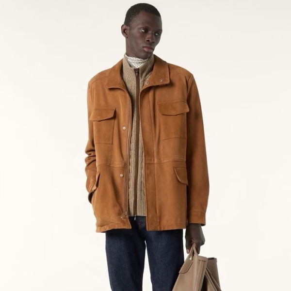 ❤로로피아나 남성 가죽 자켓 - Loro Piana Mens Leather Jacket - lpc8336x