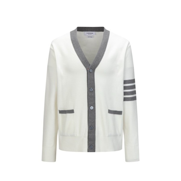 ❤톰브라운 여성 브이넥 가디건 - Thom Browne Womens V-neck Cardigan - thc8390x