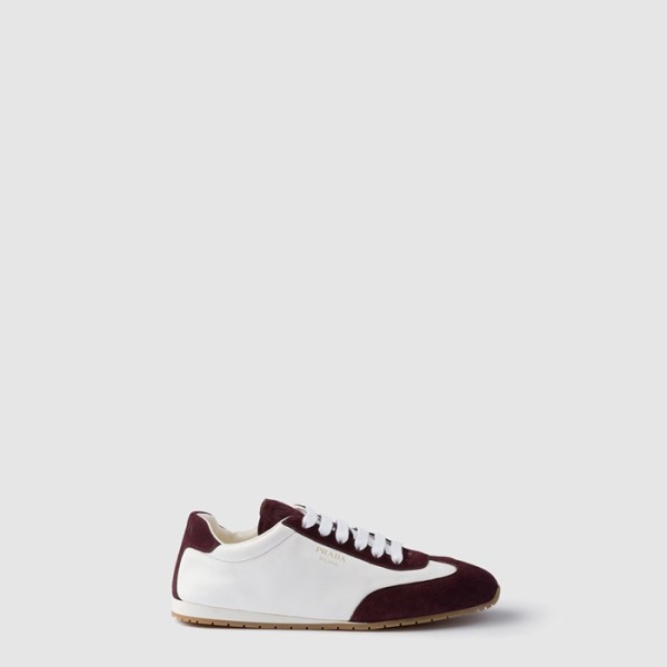 ❤프라다 여성 나파 스웨이드 스니커즈 - Prada Nappa Leather Suede Sneakersr - prs8148x