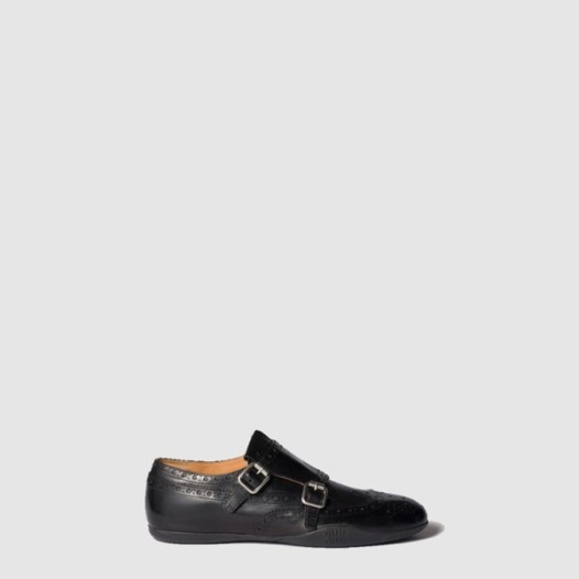 ❤미우미우 여성 가죽 버클 브로그 슈즈 - Miu Miu Womens Leather Buckle Brogue Shoes - mis8187x
