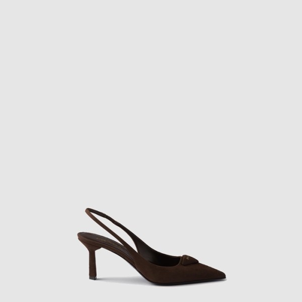 ❤프라다 여성 스웨이드 슬링백 펌프스 - Prada Womens Suede Slingback Pumps - prs8207x