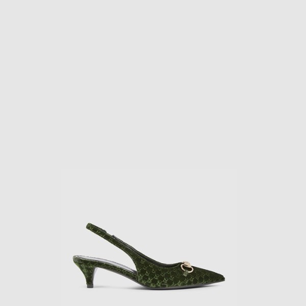 ❤구찌 여성 홀스빗 슬링백 펌프스 - Gucci Womens Horsebit Slingback Pumps - gus8214x