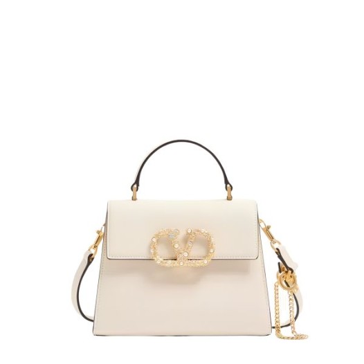 ❤발렌티노 여성 가라바니 브이슬링 주얼 로고 스몰 핸드백 - Valentino Womens Garavani V-Sling Jewel Logo Small Handbag - vab9923x