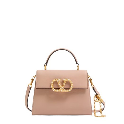 ❤발렌티노 여성 가라바니 브이슬링 주얼 로고 스몰 핸드백 - Valentino Womens Garavani V-Sling Jewel Logo Small Handbag - vab9925x