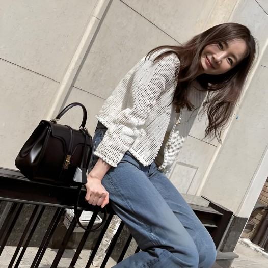 ❤셀린느 고현정 최지우 손태영  스몰 16 백 새틴 카프스킨