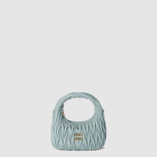 ❤미우미우 여성 완더 마테라쎄 호보 백 - Miumiu Womens Wander Matelasse Hobo Bag - mib10059x