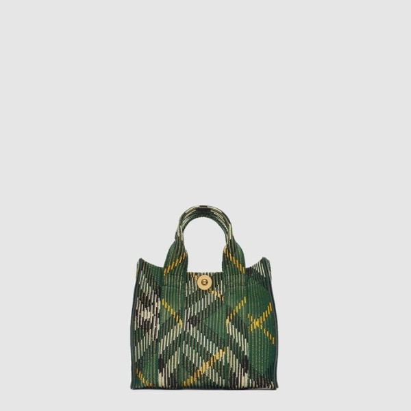 ❤버버리 여성 미니 체크 니트 토트 - Burberry Womens Mini Check Knit Tote - bub10106x