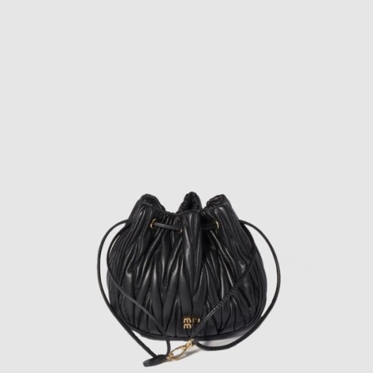 ❤미우미우 여성 마테라쎄 나파 가죽 파우치 - Miumiu Womens Matelasse Nappa Leather Pouch - mib10128x