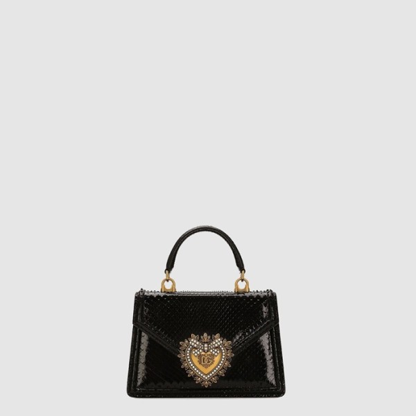 ❤돌체앤가바나 여성 파이톤 스킨 스몰 디보션 백 - Dolce&Gabbana Womens Python Skin Small Devotion Bag - dob10288x