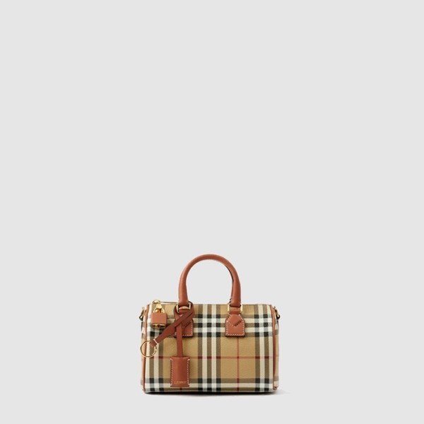 ❤버버리 여성 미니 체크 볼링 백 - Burberry Womens Mini Check Bowling Bag - bub10471x
